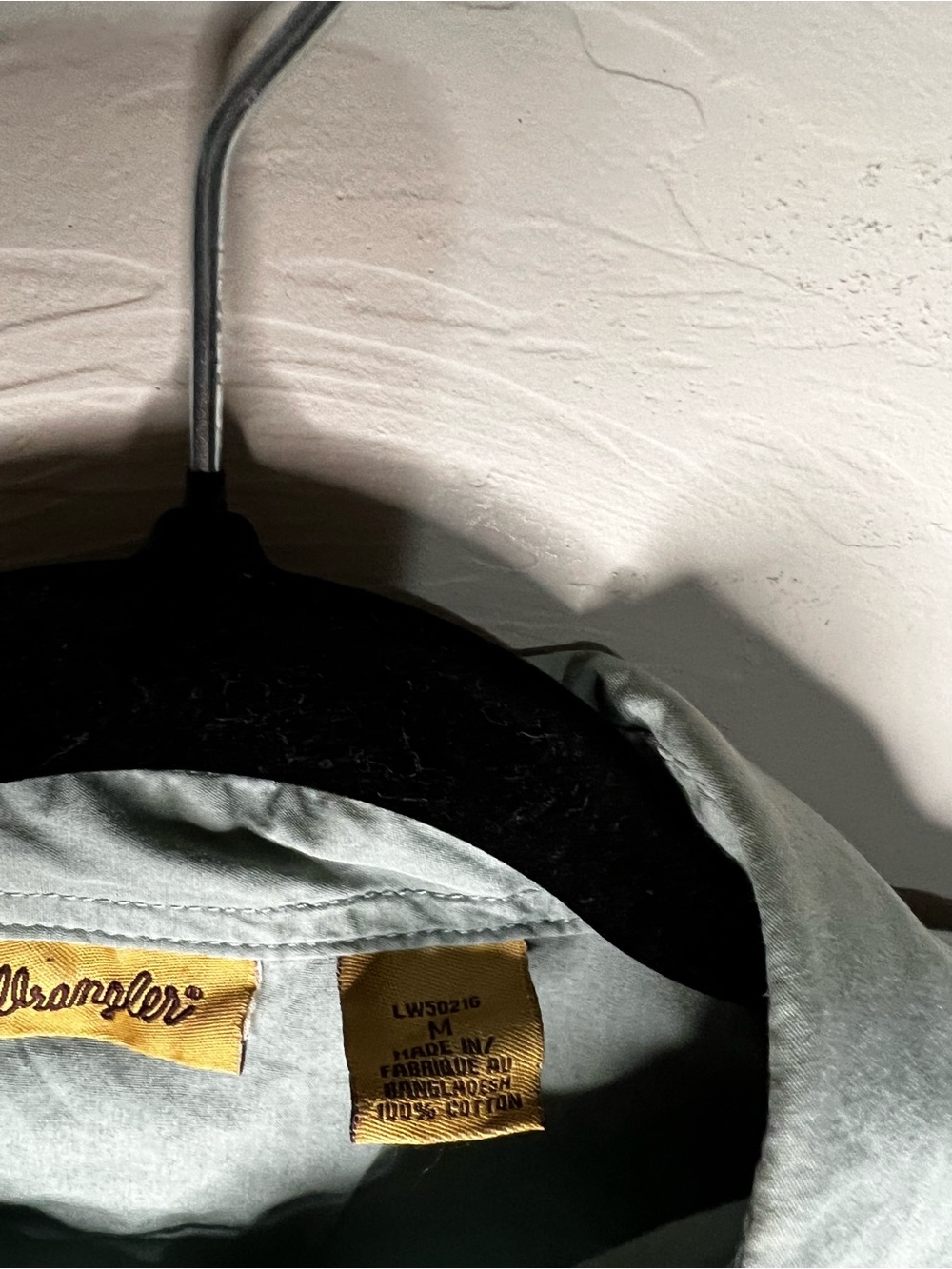 Wrangler Sage Green Embroidered Western Pearl Snap Button Down Boho Cowgirl Top - Picture 5 of 11